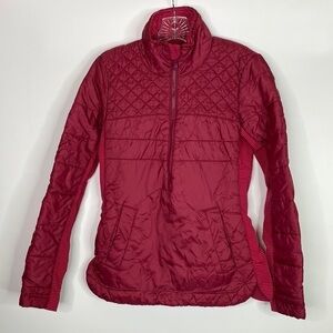 Carve Designs Pink 1/2 Zip Puffer Jacket Size Small